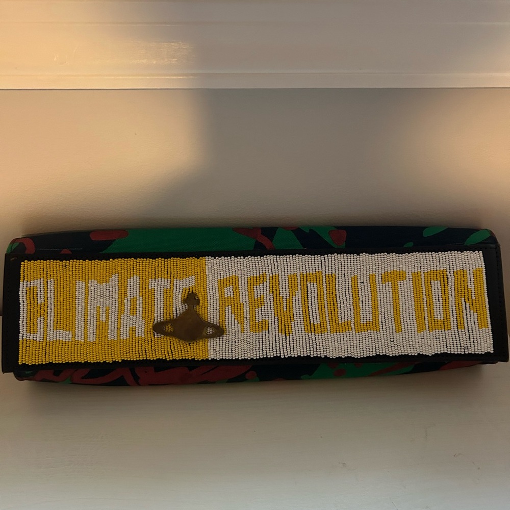 RARE Vivienne Westwood Beaded East West Clutch